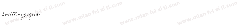 brittany signa字体转换